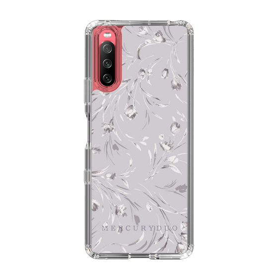 Slim Protection Case［ MERCURYDUO - BotanicalFlower - Lavender ］