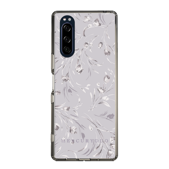Slim Protection Case［ MERCURYDUO - BotanicalFlower - Lavender ］