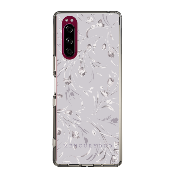 Slim Protection Case［ MERCURYDUO - BotanicalFlower - Lavender ］