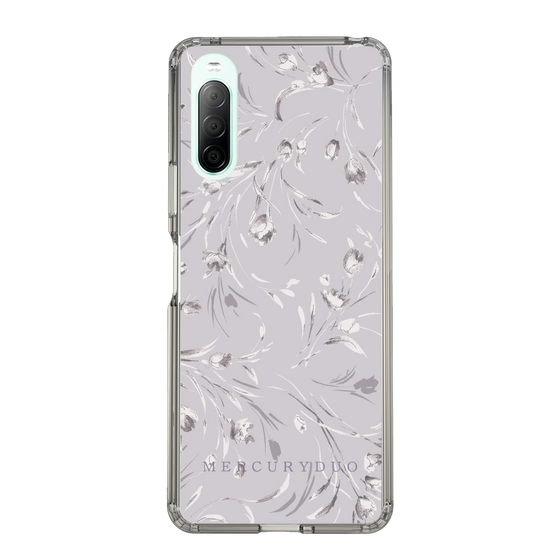 Slim Protection Case［ MERCURYDUO - BotanicalFlower - Lavender ］