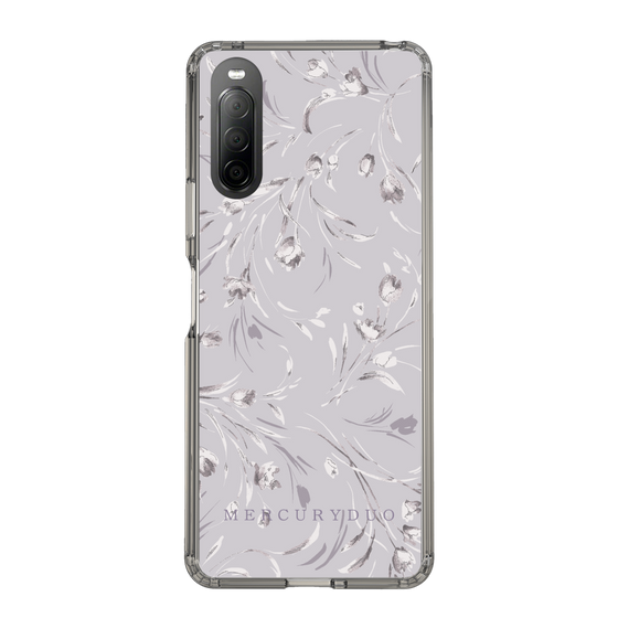 Slim Protection Case［ MERCURYDUO - BotanicalFlower - Lavender ］