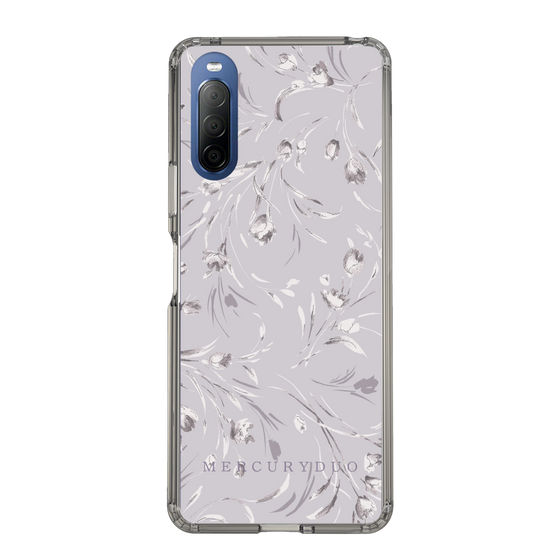 Slim Protection Case［ MERCURYDUO - BotanicalFlower - Lavender ］