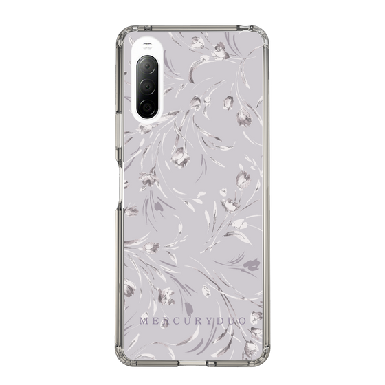 Slim Protection Case［ MERCURYDUO - BotanicalFlower - Lavender ］