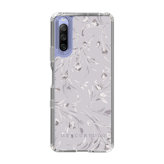 Slim Protection Case［ MERCURYDUO - BotanicalFlower - Lavender ］