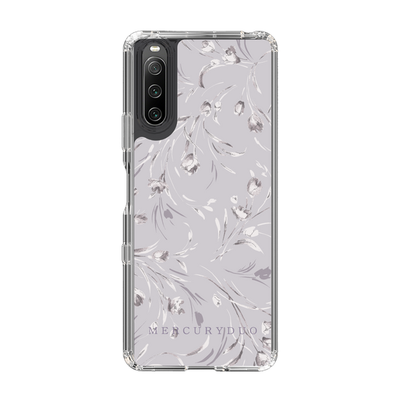 Slim Protection Case［ MERCURYDUO - BotanicalFlower - Lavender ］