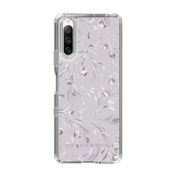 Slim Protection Case［ MERCURYDUO - BotanicalFlower - Lavender ］
