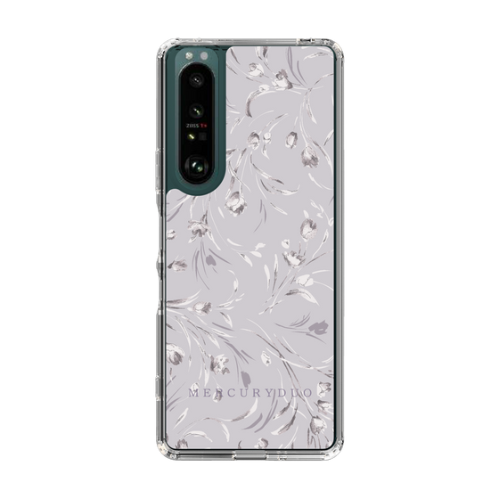 Slim Protection Case［ MERCURYDUO - BotanicalFlower - Lavender ］