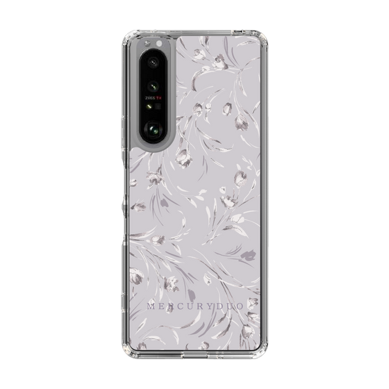 Slim Protection Case［ MERCURYDUO - BotanicalFlower - Lavender ］