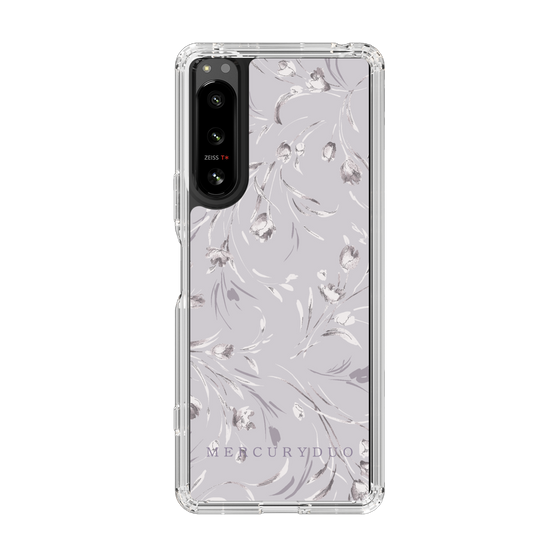 Slim Protection Case［ MERCURYDUO - BotanicalFlower - Lavender ］