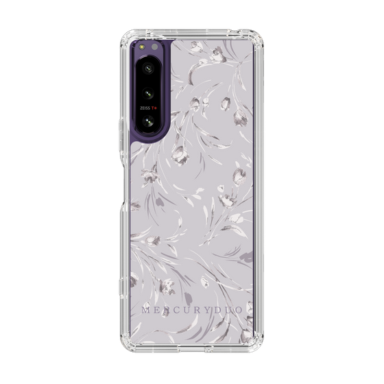 Slim Protection Case［ MERCURYDUO - BotanicalFlower - Lavender ］