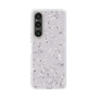 Slim Protection Case［ MERCURYDUO - BotanicalFlower - Lavender ］