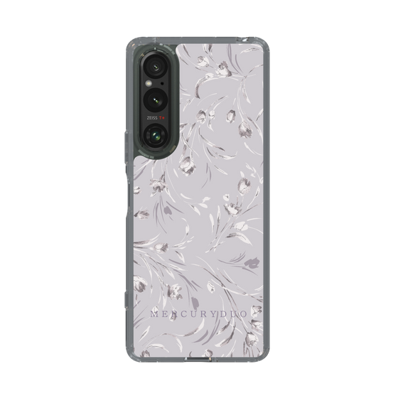 Slim Protection Case［ MERCURYDUO - BotanicalFlower - Lavender ］