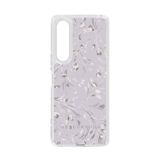 Slim Protection Case［ MERCURYDUO - BotanicalFlower - Lavender ］