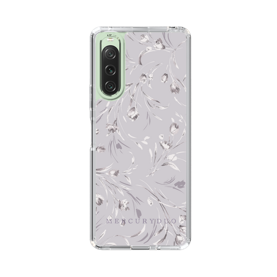 Slim Protection Case［ MERCURYDUO - BotanicalFlower - Lavender ］