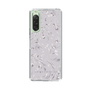 Slim Protection Case［ MERCURYDUO - BotanicalFlower - Lavender ］