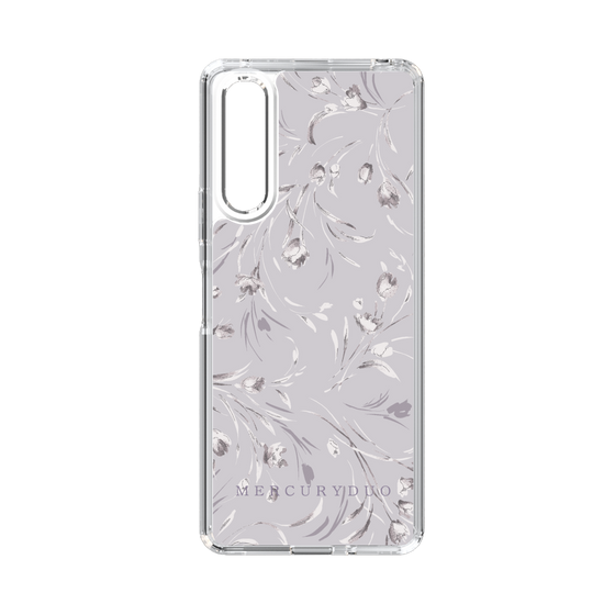 Slim Protection Case［ MERCURYDUO - BotanicalFlower - Lavender ］