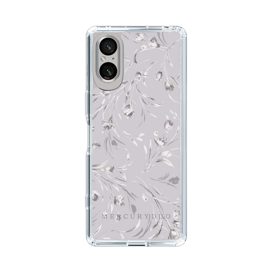 Slim Protection Case［ MERCURYDUO - BotanicalFlower - Lavender ］