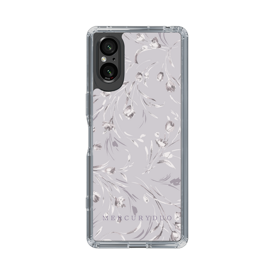 Slim Protection Case［ MERCURYDUO - BotanicalFlower - Lavender ］
