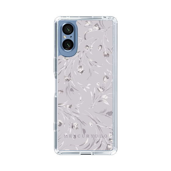 Slim Protection Case［ MERCURYDUO - BotanicalFlower - Lavender ］