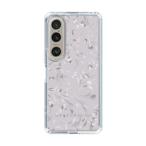 Slim Protection Case［ MERCURYDUO - BotanicalFlower - Lavender ］