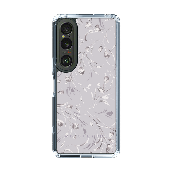 Slim Protection Case［ MERCURYDUO - BotanicalFlower - Lavender ］
