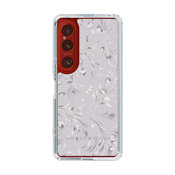 Slim Protection Case［ MERCURYDUO - BotanicalFlower - Lavender ］