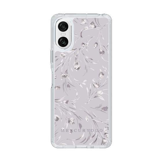 Slim Protection Case［ MERCURYDUO - BotanicalFlower - Lavender ］