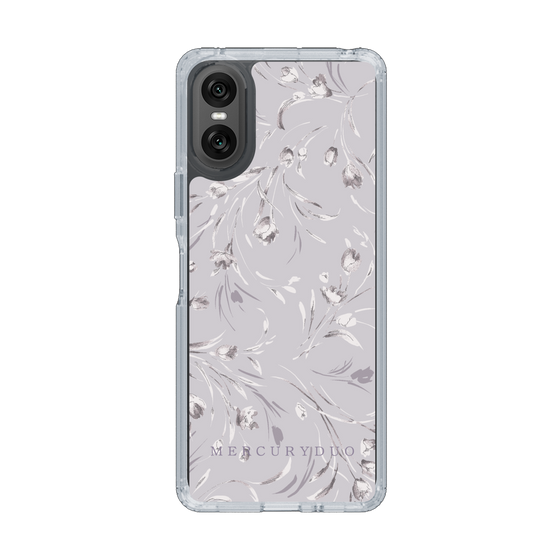 Slim Protection Case［ MERCURYDUO - BotanicalFlower - Lavender ］