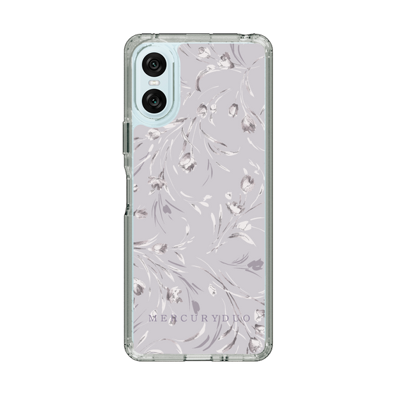 Slim Protection Case［ MERCURYDUO - BotanicalFlower - Lavender ］