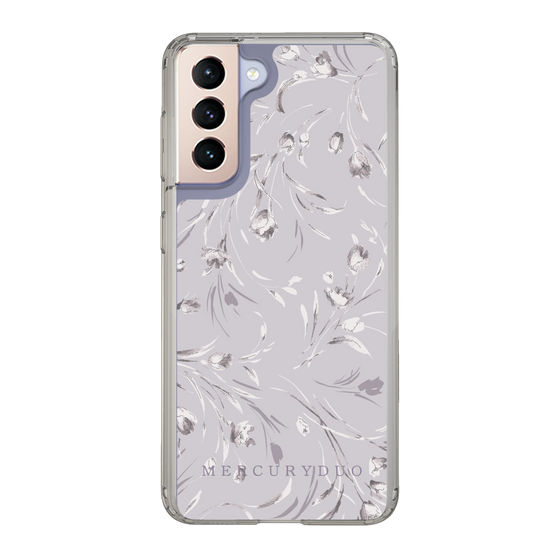 Slim Protection Case［ MERCURYDUO - BotanicalFlower - Lavender ］