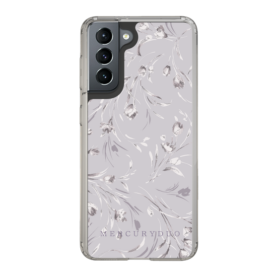 Slim Protection Case［ MERCURYDUO - BotanicalFlower - Lavender ］