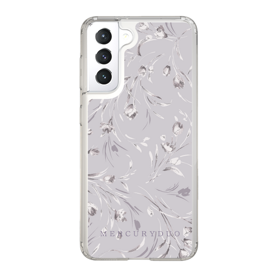 Slim Protection Case［ MERCURYDUO - BotanicalFlower - Lavender ］
