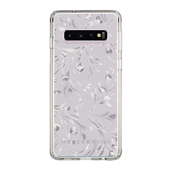 Slim Protection Case［ MERCURYDUO - BotanicalFlower - Lavender ］