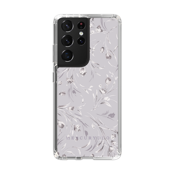 Slim Protection Case［ MERCURYDUO - BotanicalFlower - Lavender ］