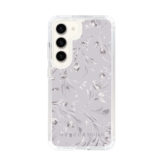 Slim Protection Case［ MERCURYDUO - BotanicalFlower - Lavender ］