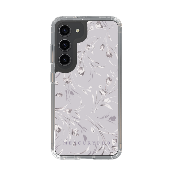 Slim Protection Case［ MERCURYDUO - BotanicalFlower - Lavender ］