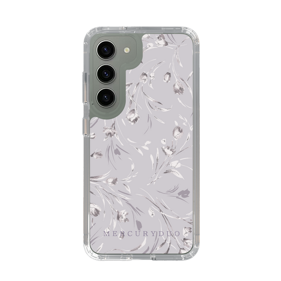 Slim Protection Case［ MERCURYDUO - BotanicalFlower - Lavender ］