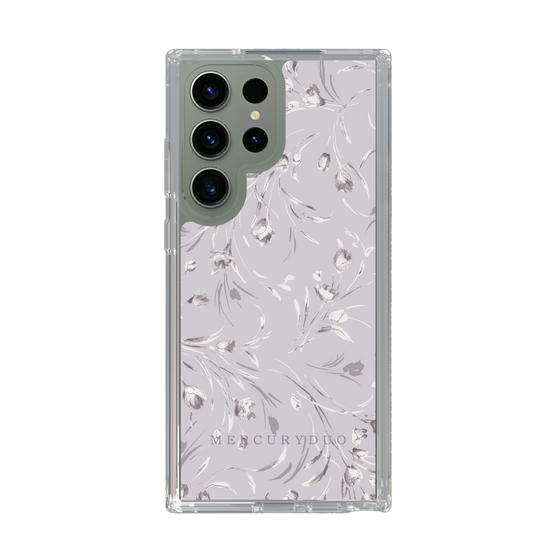 Slim Protection Case［ MERCURYDUO - BotanicalFlower - Lavender ］