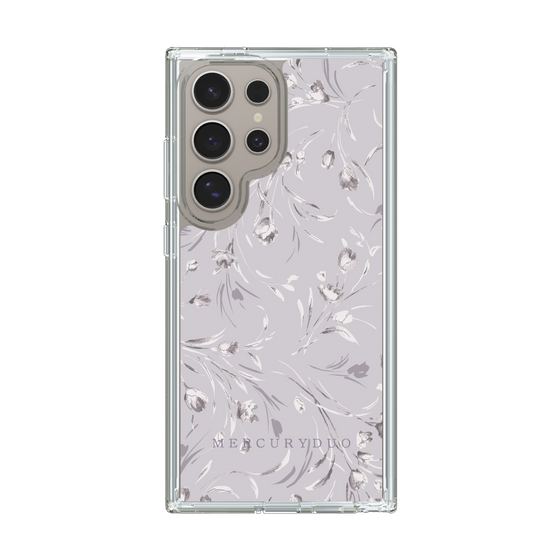 Slim Protection Case［ MERCURYDUO - BotanicalFlower - Lavender ］