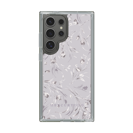 Slim Protection Case［ MERCURYDUO - BotanicalFlower - Lavender ］