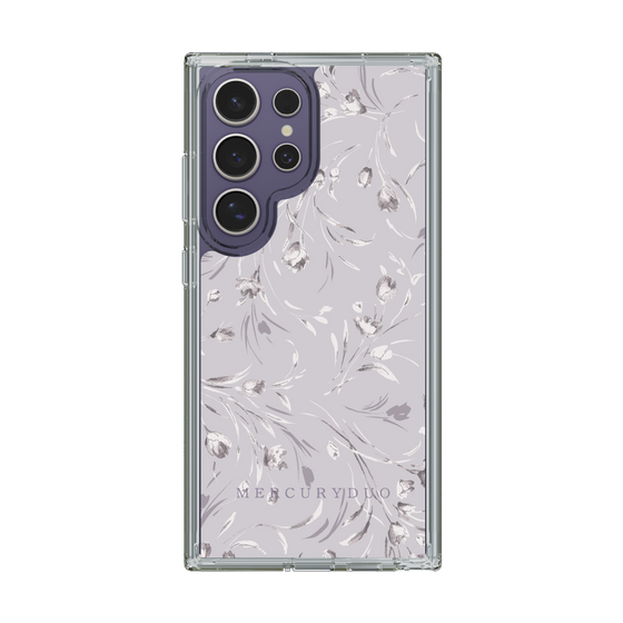 Slim Protection Case［ MERCURYDUO - BotanicalFlower - Lavender ］
