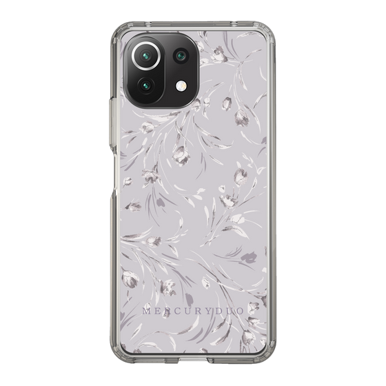 Slim Protection Case［ MERCURYDUO - BotanicalFlower - Lavender ］