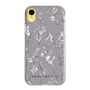 Slim Protection Case［ MERCURYDUO - BotanicalFlower - Grey ］