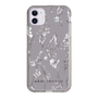 Slim Protection Case［ MERCURYDUO - BotanicalFlower - Grey ］