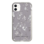 Slim Protection Case［ MERCURYDUO - BotanicalFlower - Grey ］