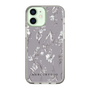 Slim Protection Case［ MERCURYDUO - BotanicalFlower - Grey ］