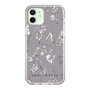 Slim Protection Case［ MERCURYDUO - BotanicalFlower - Grey ］