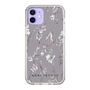 Slim Protection Case［ MERCURYDUO - BotanicalFlower - Grey ］