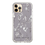 Slim Protection Case［ MERCURYDUO - BotanicalFlower - Grey ］