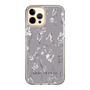 Slim Protection Case［ MERCURYDUO - BotanicalFlower - Grey ］